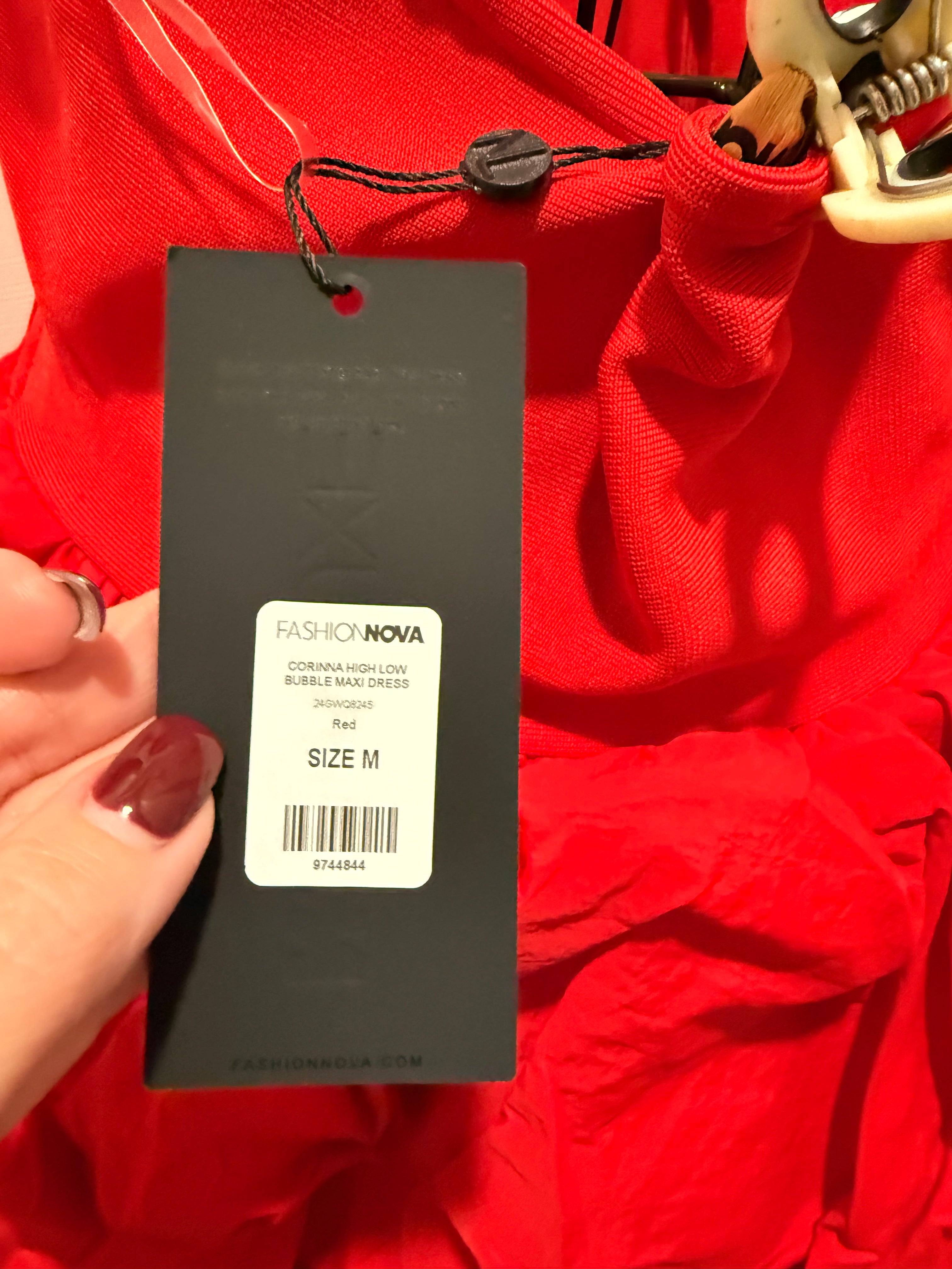 Red cocktail size Medium