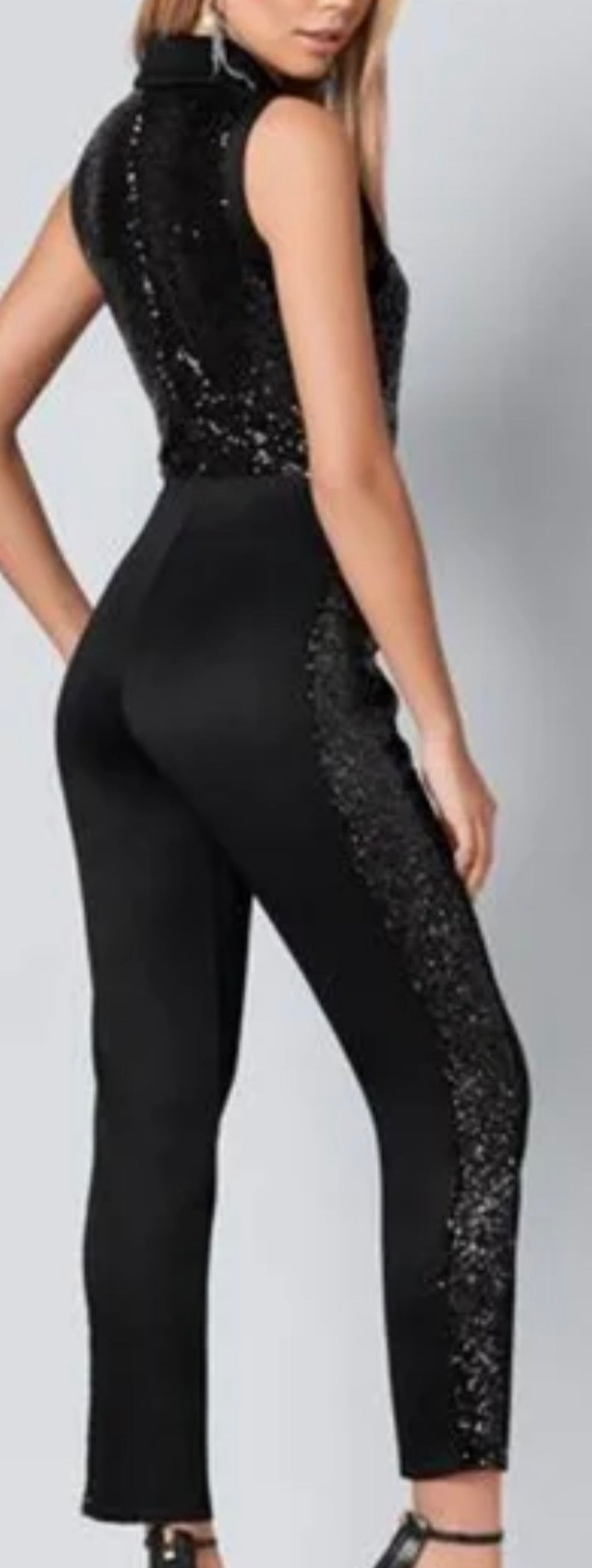 Tuxedo jumpsuit size Large